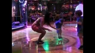 Michael Dancing With A Neon Bikini A Carnival Cruise