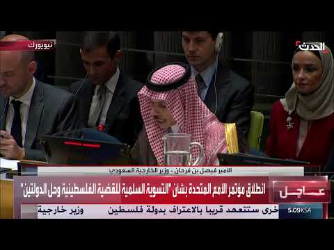السعودية تدعو إلى حل الدولتين وتدعم فلسطين بـ 300 مليون دولار