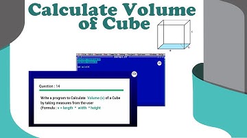 Volume Of A Cube Calculator Using C++ | Volume Of Cube | C++ Programming