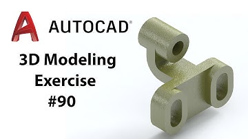 AutoCAD 3D Modeling - Exercise #90 - Basic to Advance in Hindi