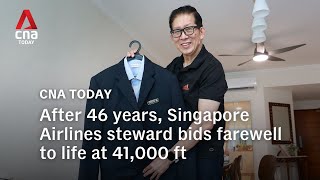 After 46 years, Singapore Airlines steward bids farewell to life at 41,000 ft