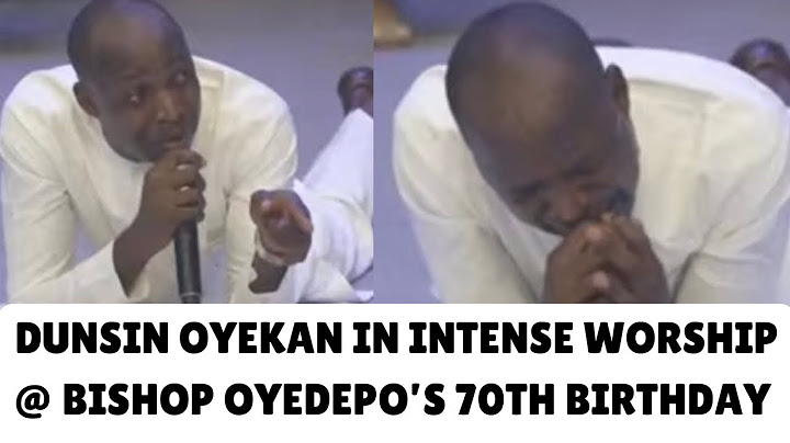 SEE HOW THE ATMOSPHERE SHIFTED WHEN DUNSIN OYEKAN  MINISTERED AT BISHOP OYEDEPO’S 70TH BIRTHDAY- 🔥