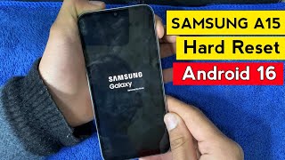 Samsung Galaxy A15 Hard Reset || Pattern Unlock 2026 | A15 Pattern/Pin/Password Remove 