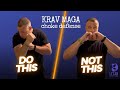 Krav maga choke defense stop doing this start doing this