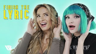 Liza & Michelle get Deja Vu while playing Finish The Lyric!