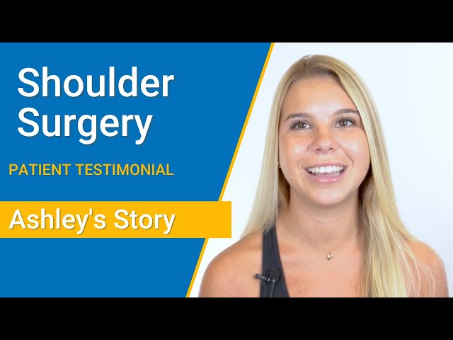 Shoulder Surgery | Michael D. Riggenbach, M.D. | Patient Testimonial