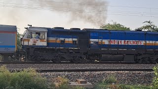 Jodhpur to jaipur Intercity express || 22978 departure from degana with smoki WDP4B