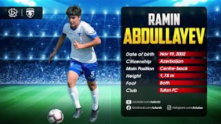 Ramin Abdullayev Tufan Fc Defender 17 Years Old 20192020 Hd By Az Scout