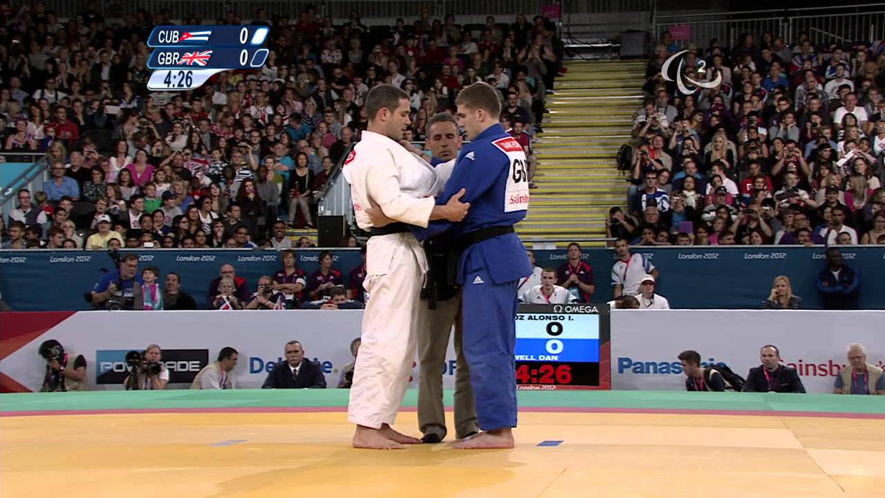 Judo - CUB versus GBR - Men -81 kg Final of Repechage A - London 2012 Paralympic Games