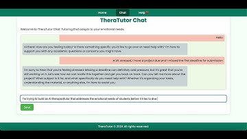 UCB AI Hackathon Demo: TheraTutor