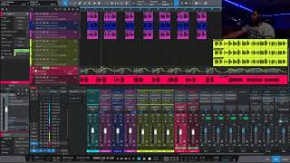 Reverb and delay throws on adlibs in Studio One 4.