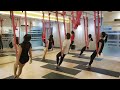 Aerial yoga dance