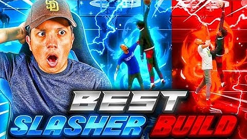 My PURE SLASHER BUILD with CONTACTS DUNKS is BREAKING NBA 2K22! Best Slasher Build in NBA 2K22!