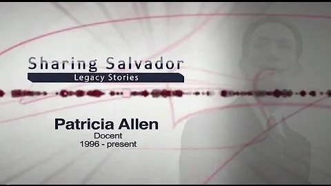 Patricia Allen in "Sharing Salvador  Legacy Stories"