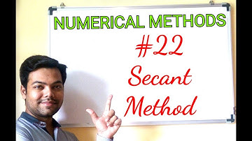 #22 Secant Method in Hindi/Maths 4/GTU