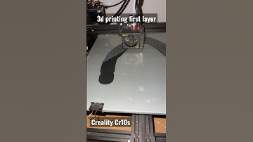 3d Printing first layer #creality3d #cr10