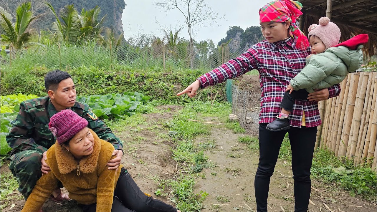 The real life of a 17 year old girl who does everything alone - resisting her cruel mother-in-law