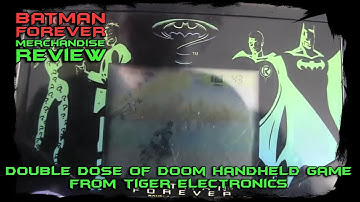 Batman Forever Merchandise Review - Double Dose of Doom from Tiger Electronics