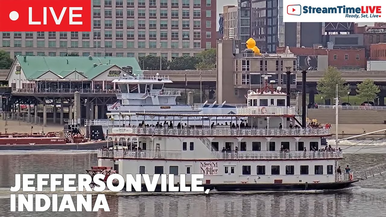 LIVE CAM: Ohio River, Jeffersonville, IN | StreamTime LIVE