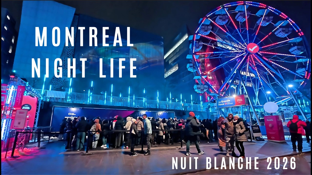 Montreal After Midnight | Nuit Blanche 2026 4K POV