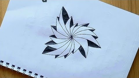 How to draw zentangle phicops || Doodle drawing || Easy drawing || Drawing || Zentangle drawing