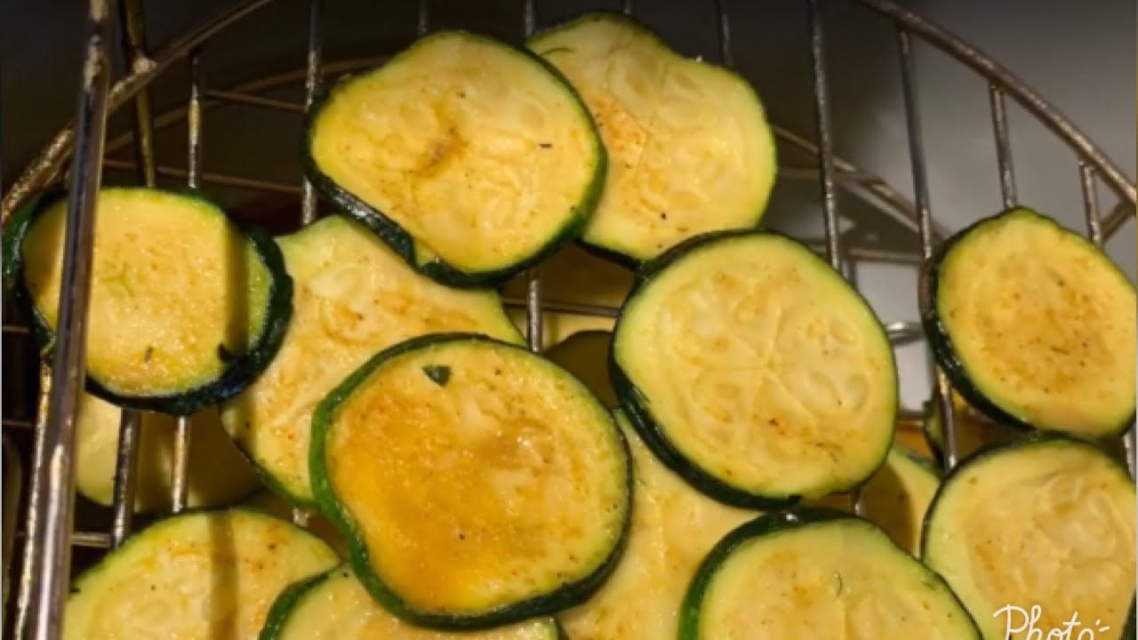 Ninja Foodi Zucchini Bacon Chips YouTube