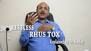 Restless Rhus Tox (Poison Oak) Explained By Dr. Sanjay (HINDI)