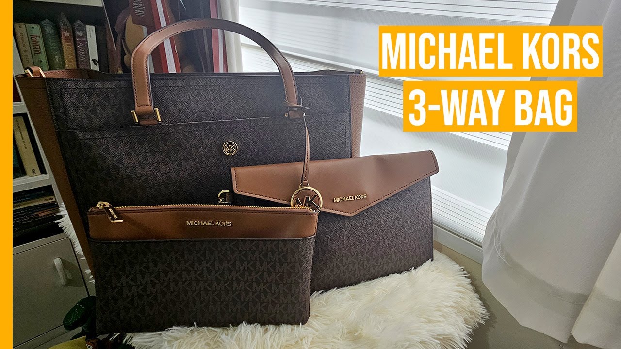 マイケルコーズ　3ウェイバッグ Michael Kors 3-Way Signature Tote Bag Review: Ultimate bag