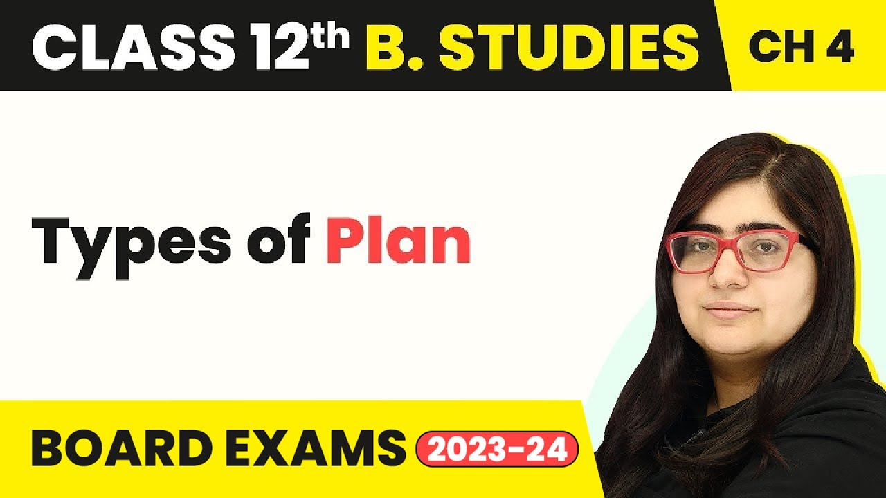 types of business plan class 12