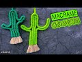 #DAY13 | DIY Macrame Cactus |  Macrame Ornament Tutorial