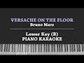 Download Lagu Versache On The Floor (LOWER KEY KARAOKE PIANO COVER) Bruno Mars with Lyrics