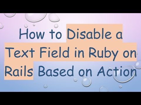 How to Disable