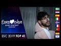 Eurovision song contest 2019  my top 41  before show from sweden