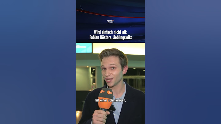 Wird einfach nicht alt: Fabian Kösters Lieblingswitz | heute-show #shorts
