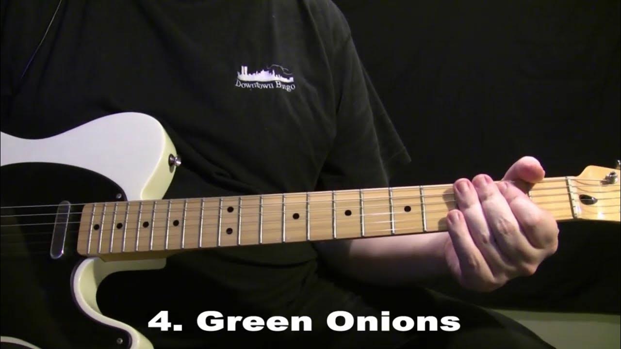 Green Onions Guitar Lesson Demo + Backing Track The Ventures YouTube