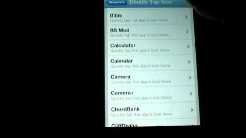 How to Install and Use Apptivator (Addon to Activator) for your iPod Touch or iPhone