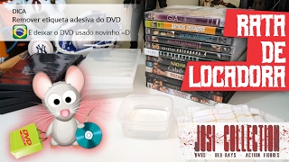 Rata De Locadora Como Remover A Etiqueda Dos Dvds De Locadora