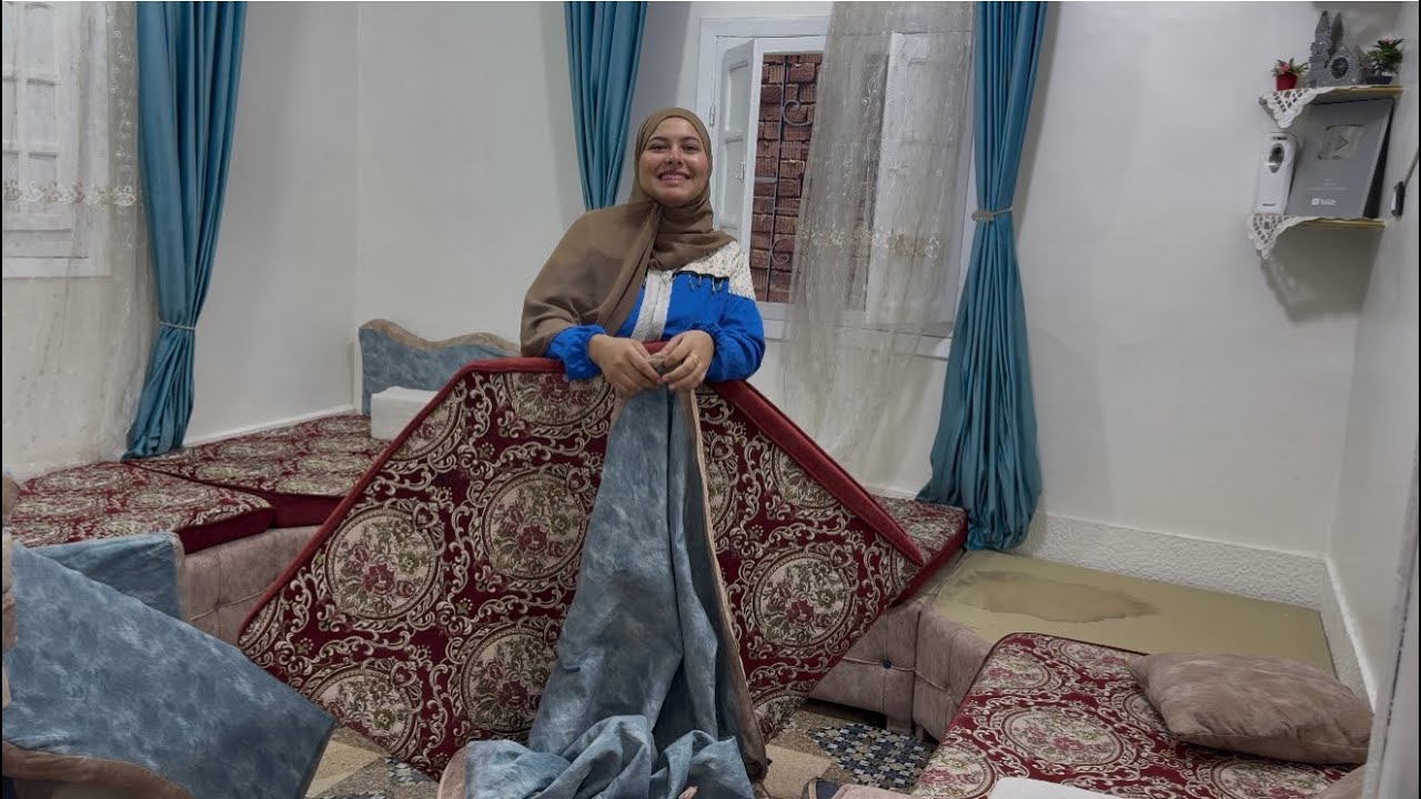 البنات نورالبيت 🏠 بناتي وجوزي خالو الكوخ قصر  لأستقبال ضيوفنا بيتي واتشرف بيه 