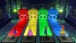 Mario Party 10 MiniGames - Mario Vs Luigi Vs Yoshi Vs Peach (Master Difficulty)