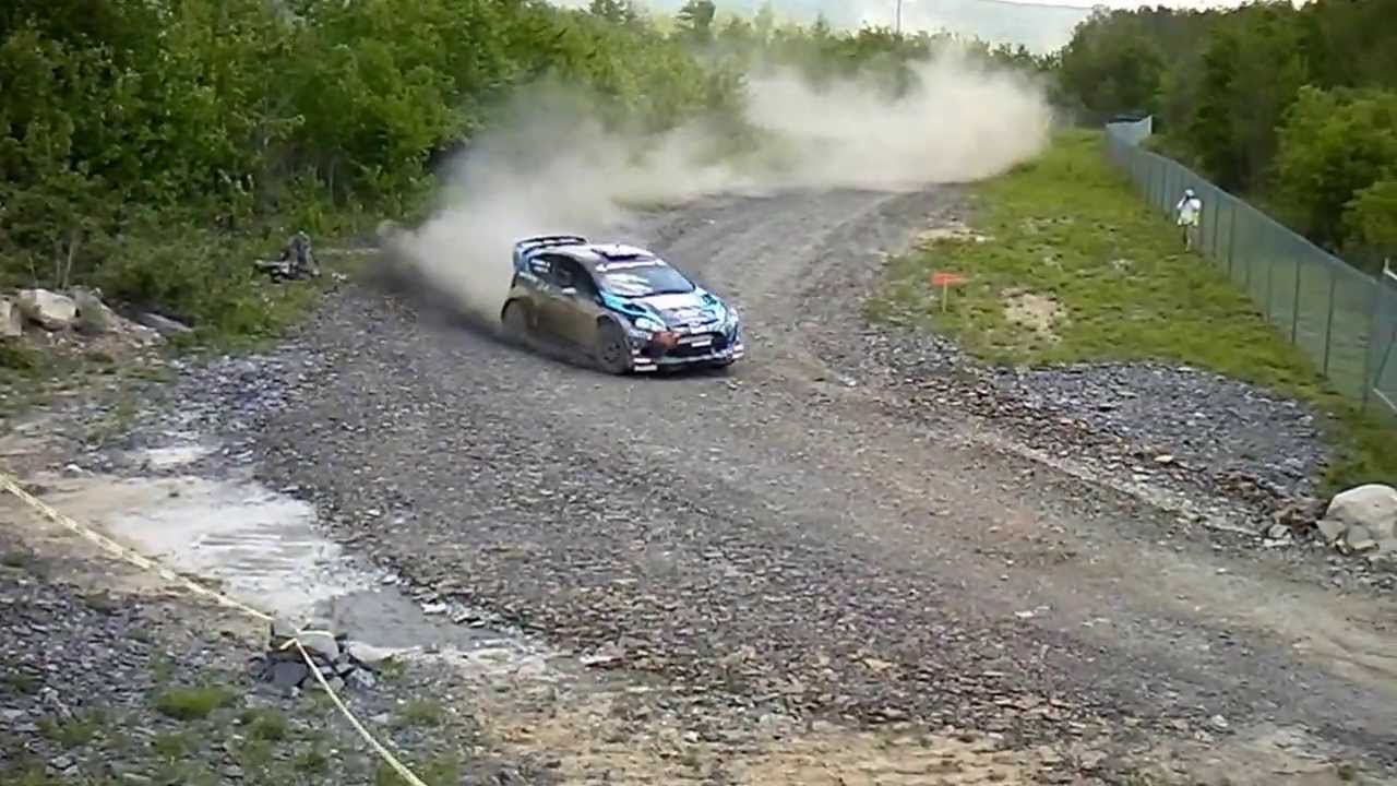 Ken Block @ STPR 2013 in his WRC Ford Fiesta HFHV (pure engine sounds)