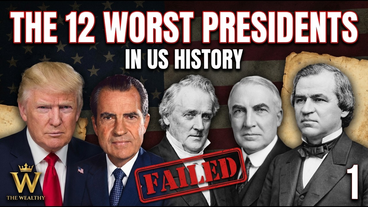 The 12 worst presidents in US History - YouTube