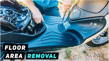 2013+ Piaggio Fly - Floorboard / Skirts / Belly REMOVAL | Mitch