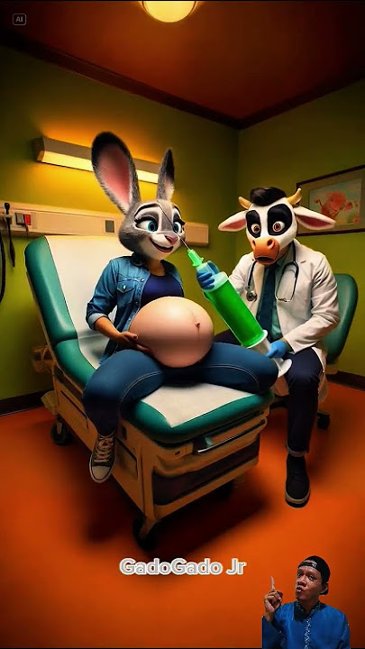 ♥️ Evolution of Baby: Pregnant Judy in hospital with cow doc 🥰 GadoGadoJr ✅ #cat #cute #love #shorts