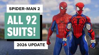 Marvel's Spider-Man 2: All 92 Suits Showcase in 4K (2026 Update)