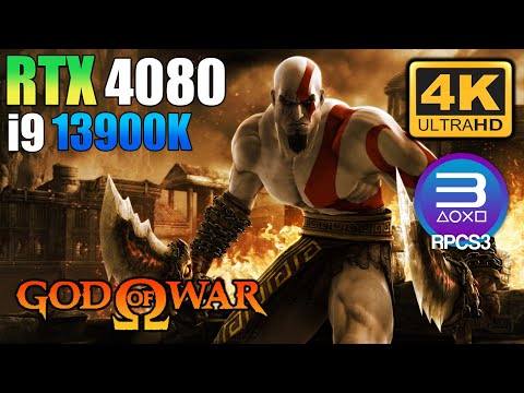God of War 1 RPCS3 4K | RPCS3 0.0.28 | RTX 4080 | i9 13900K 5.8GHz | 4K 60FPS