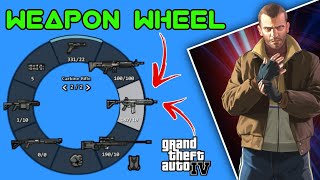 Weapon wheel mod for gta 4 | 100% working | GTA V | weapon wheel | weapon mod menu | awful tech