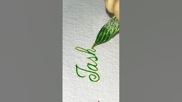 Jashan name calligraphy writing ✍️ #nameart #art #calligraphy #viral #signature #calligrphylearning