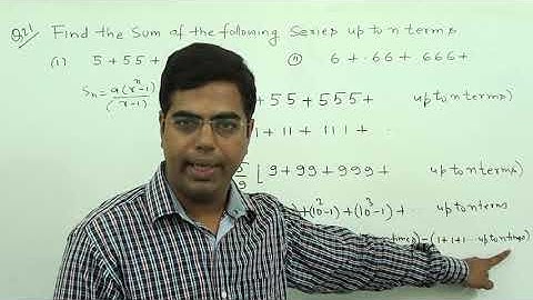 Sequences & Series class 11 ncert   Miscellaneous chapter 9  question 21 solution