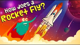 How Does A ROCKET FLY | How Do Rockets Work | ROCKET LAUNCH | The Dr Binocs Show | Peekaboo Kidz