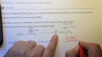 Aleks Solving for a reactant using a chemical equation